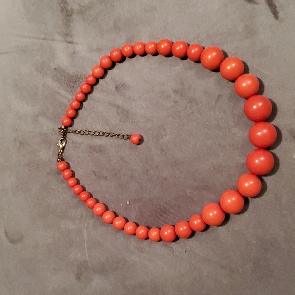Jewelry - Orange Red Vintage Necklace